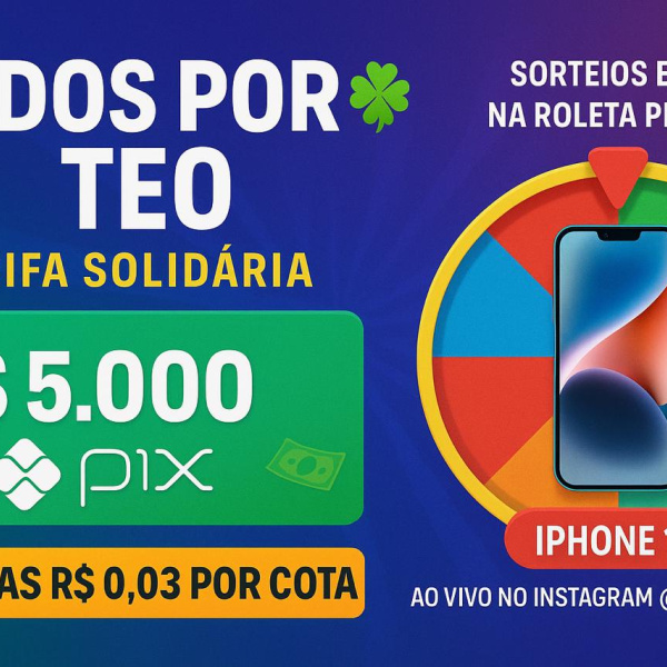 💥 RIFA DOS SONHOS COM MAIS DE R$ 12.000,00 EM PRÊMIOS! 💥